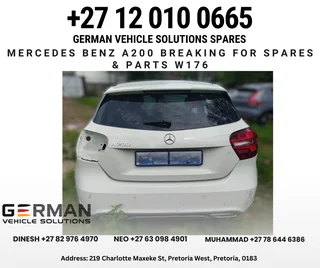 Mercedes Benz A200 W176 – Stripping for Spares Used Parts for Sale