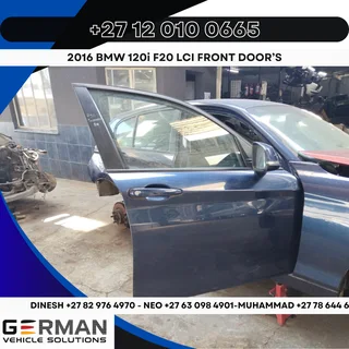 2016 bmw 120i f20 complete doors for sale