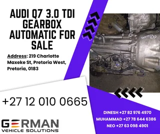 audi q7 3.0 tdi gearbox automatic for sale