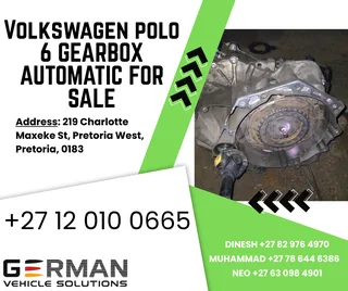 volkswagen polo 6 gearbox automatic for sale  used