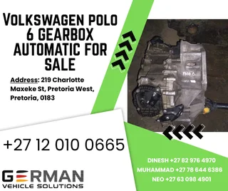 volkswagen polo 6 gearbox automatic for sale  used