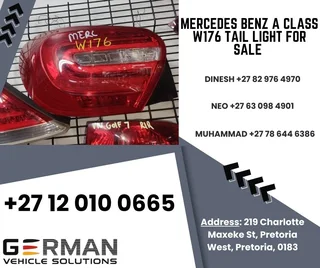 mercedes benz a class w176 tail light for sale