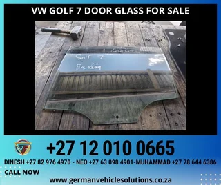 vw golf 7 door glass – used original glass