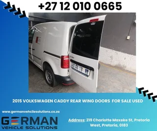 2015 Volkswagen caddy rear wing doors for sale – used