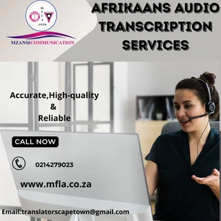 Professional Afrikaans Transcription Services