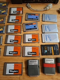 Selling pcmcia network cards collection bulk