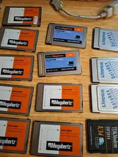 Selling pcmcia network cards collection bulk