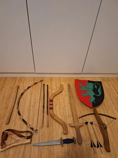 toy weapons wooden collection