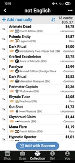 overseas magic the gathering cards(French, Italian and German)