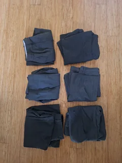Clothing bundle 6 pants,  6 tops and hoodie thrift second hand