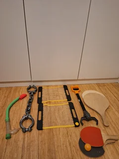 Toy weapons collection dress up