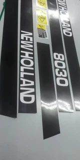 NEW HOLLAND 8030 Replacement Decals - Stickers  Canopy and Safety Decals Included - WarWolf