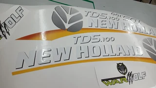 NEW HOLLAND TD5 100 Replacement Decals - Stickers  Safety Warning Decals Included - WarWolf