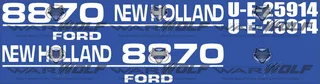 New Holland 8870 tractor stickers / decals - Warwolf