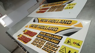 New Holland 8870 tractor stickers / decals - Warwolf