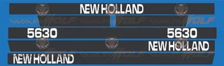 NEW HOLLAND 5630 Replacement Decals - Stickers  Canopy and Safety Decals Included - WarWolf