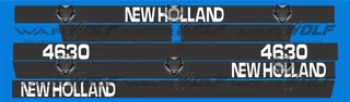 NEW HOLLAND 4630 Replacement Decals - Stickers  Canopy and Safety Decals Included - WarWolf