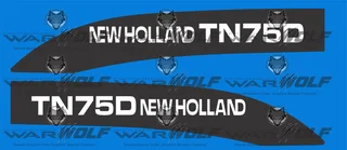 NEW HOLLAND TN75F Replacement Decals - Stickers  - Safety Decals Included - WarWolf