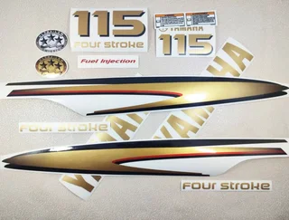 Mercury 50 - 75 Replacement Decals - Stickers - Warwolf Graphix