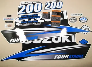 Mercury 50 - 75 Replacement Decals - Stickers - Warwolf Graphix