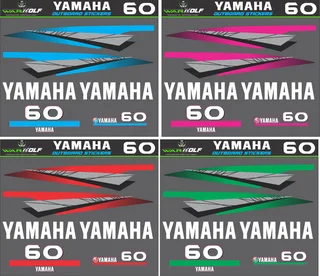 Yamaha 60 Replacement Decals - Stickers - Warwolf Graphix