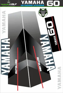 Yamaha Autolube 60 Replacement Decals - Stickers - Warwolf Graphix
