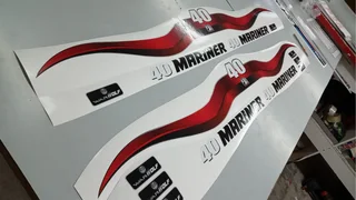 Honda Four Stroke Vtec 90 Replacement decals - stickers - Warwolf Graphix