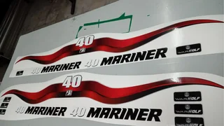 Honda Four Stroke Vtec 90 Replacement decals - stickers - Warwolf Graphix