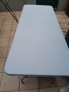 1.8m long folding tables x3
