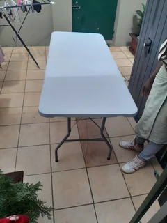 1.8m long folding tables x3