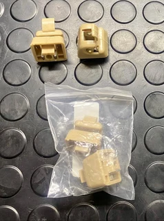 2pc Mercedes-Benz sunvisor clips