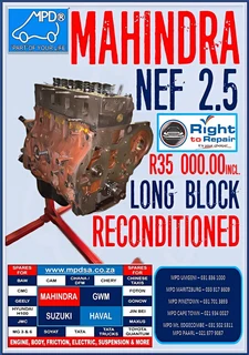 Mahindra Reconditioned NEF Engine