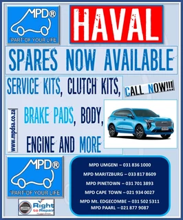 GWM Spares and Service Parts