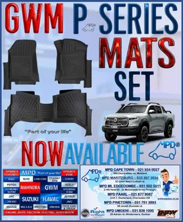 Gwm P Series Mats Now Available