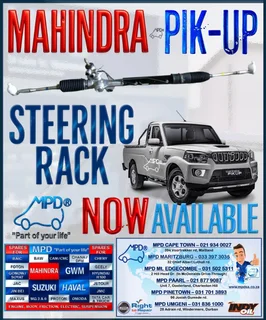 Mahindra Scorpio Steering Rack - Now Available at MPD Mt Edgecombe