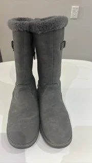 Woolworths grey boots, size 6