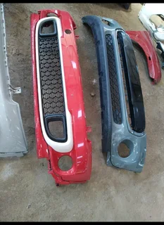 Front bumper and bonnet