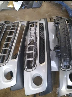 Front bumper and bonnet
