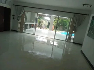 Decorative cementatious screed flooring