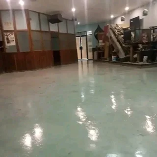 Decorative screed floor