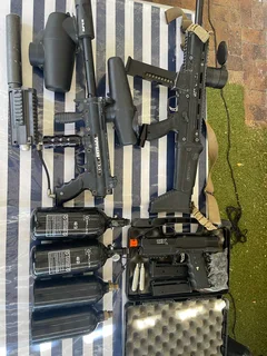 Tippmann TCR Paintball Markers – Used, Fully Working