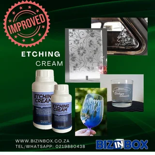 Glass Etching Cream for small business and arts & Crafts