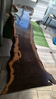 Live edge long table