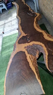 Live edge long table