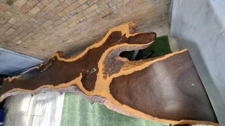 Live edge long table