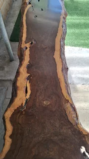 Live edge long table