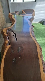 Live edge long table