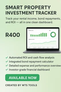 Smart Property Investment Tracker by WTS Tools – Track ROI & Cash Flow Easily