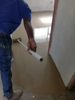 Paving and epoxy floor