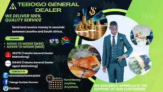 Send money to Lesotho  or SA call me
